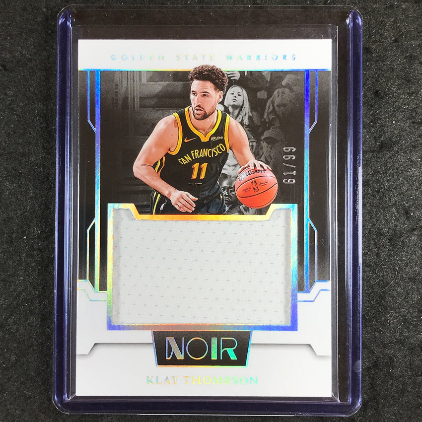 2023-24 Noir NBA KLAY THOMPSON Jumbo Material Jersey Relic 61/99