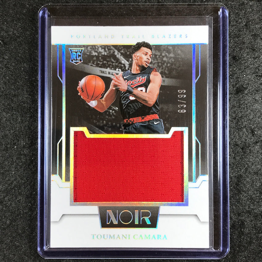2023-24 Noir NBA TOUMANI CAMARA Jumbo Material Rookie Jersey Relic 63/99