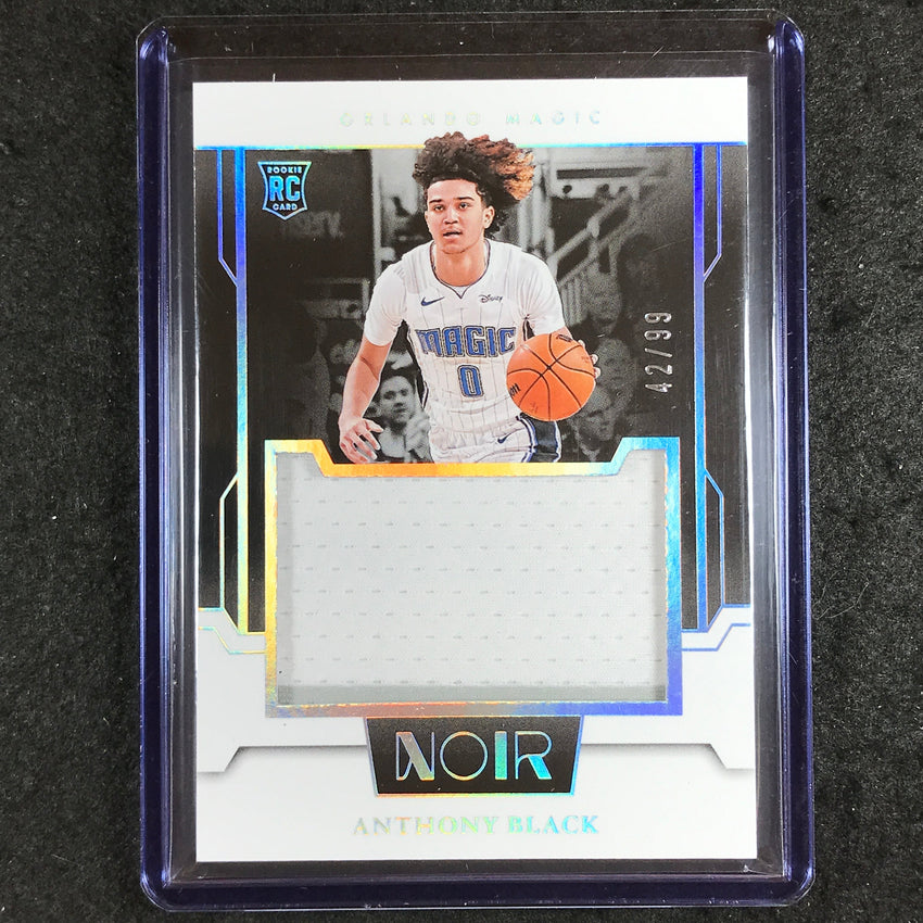 2023-24 Noir NBA ANTHONY BLACK Jumbo Material Rookie Jersey Relic 42/99