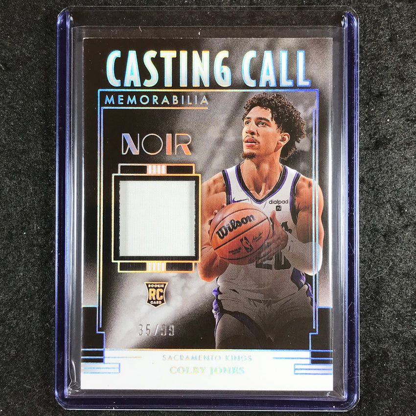2023-24 Noir NBA COLBY JONES Casting Call Memorabilia Rookie Jersey 35/99