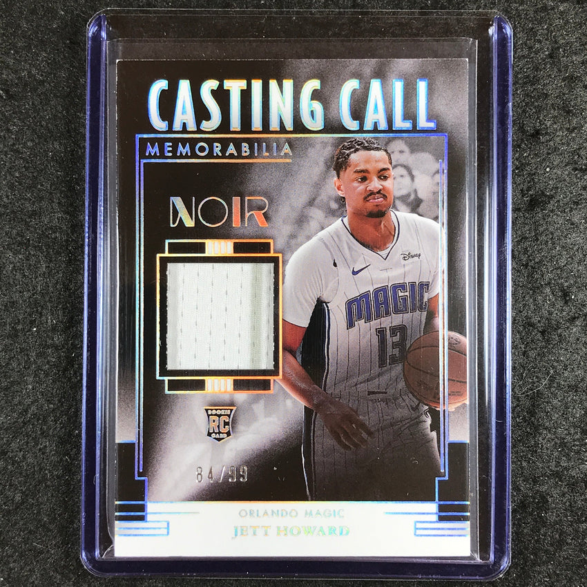 2023-24 Noir NBA JETT HOWARD Casting Call Memorabilia Rookie Jersey 84/99