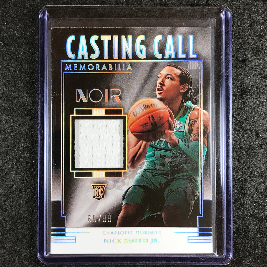 2023-24 Noir NBA NICK SMITH JR. Casting Call Memorabilia Rookie Jersey 85/99