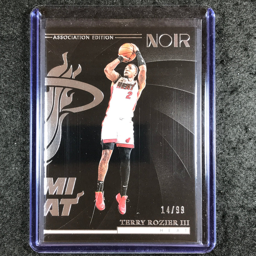 2023-24 Noir NBA TERRY ROZIER III Base Association Edition 14/99