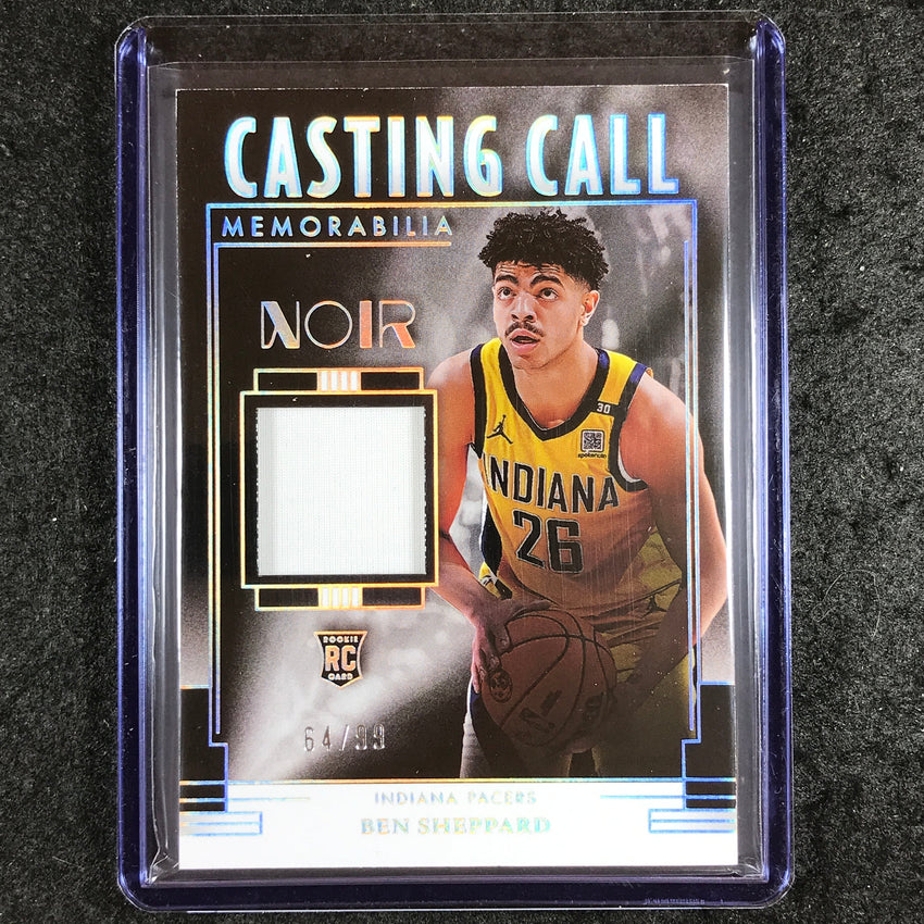 2023-24 Noir NBA BEN SHEPPARD Casting Call Memorabilia Rookie Jersey 64/99