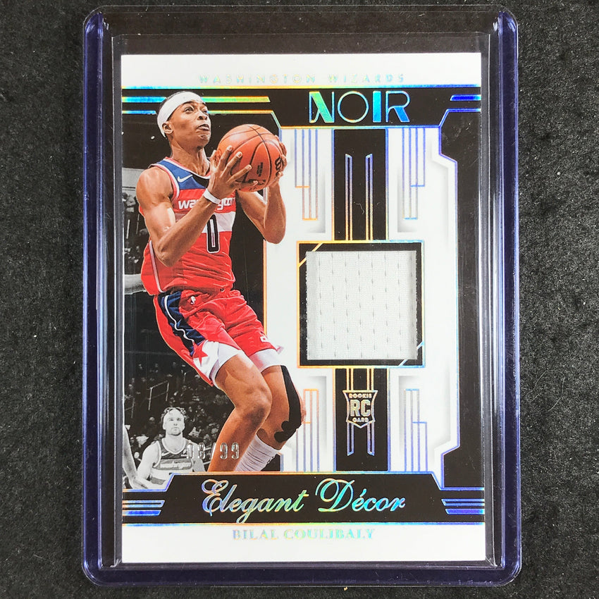 2023-24 Noir NBA BILAL COULIBALY Elegant Decor Rookie Jersey Relic 8/99