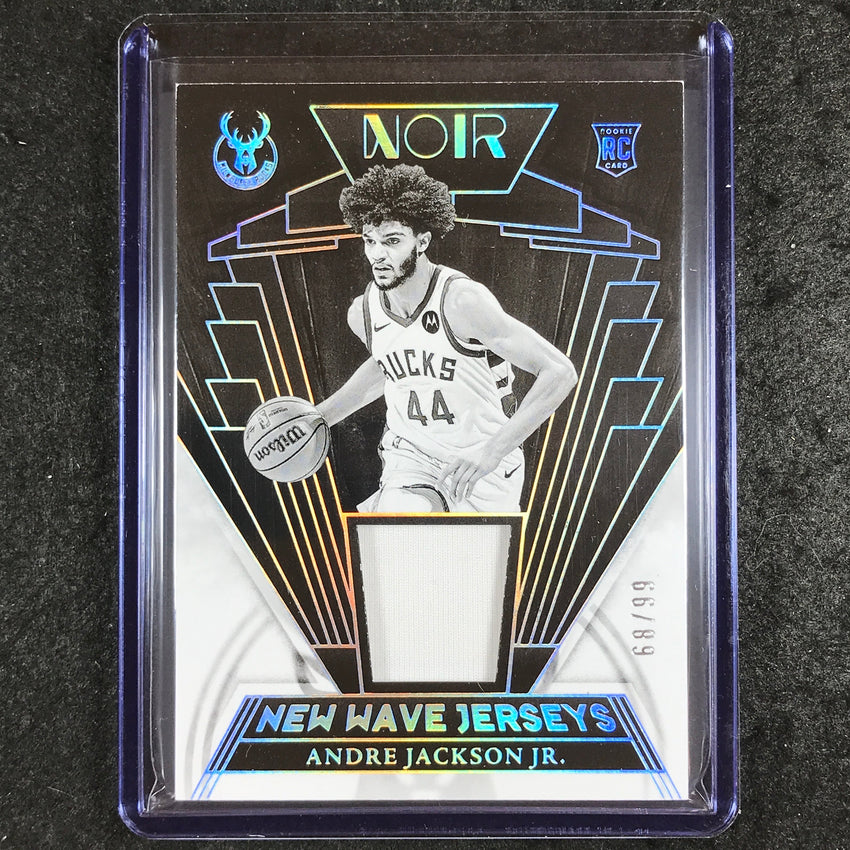 2023-24 Noir NBA ANDRE JACKSON JR. New Wave Rookie Jersey Relic 68/99