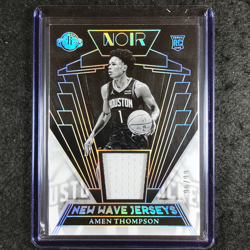 2023-24 Noir NBA AMEN THOMPSON New Wave Rookie Jersey Relic 99/99