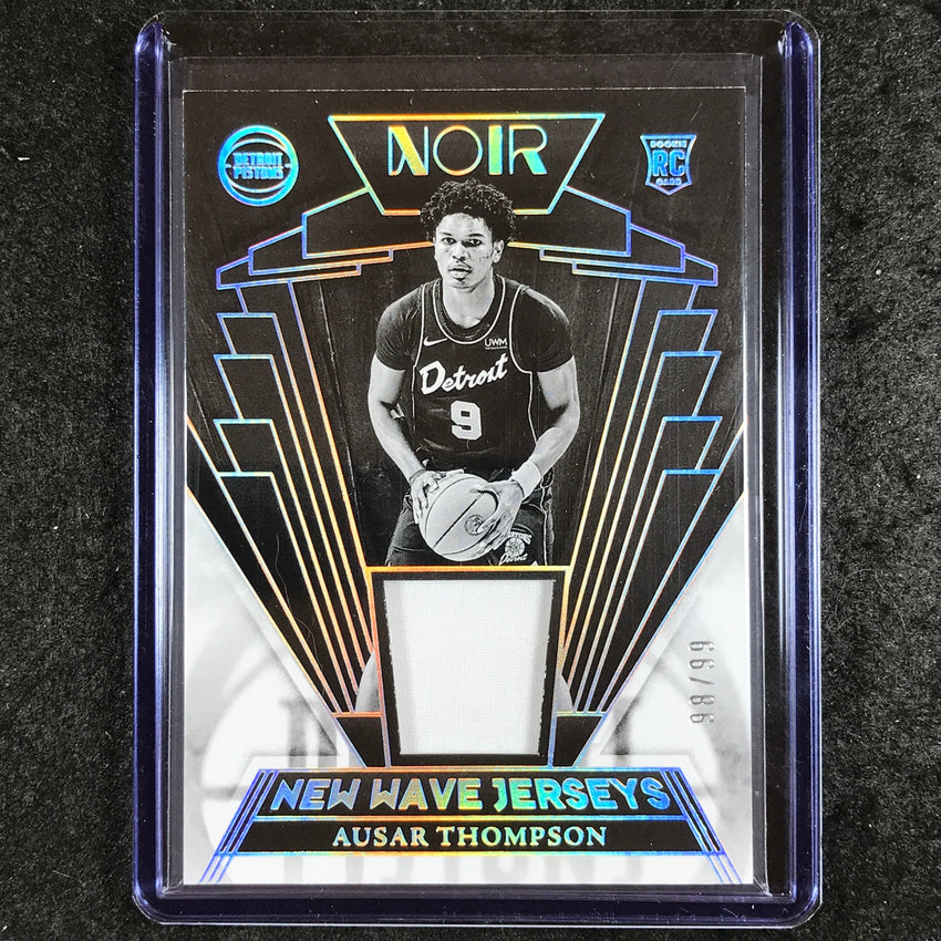 2023-24 Noir NBA AUSAR THOMPSON New Wave Rookie Jersey Relic 98/99