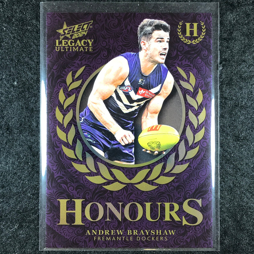 2024 Select AFL Legacy Ultimate ANDREW BRAYSHAW Honours 187/255 #58