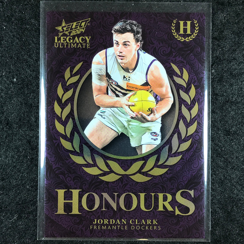 2024 Select AFL Legacy Ultimate JORDAN CLARK Honours 185/255 #59