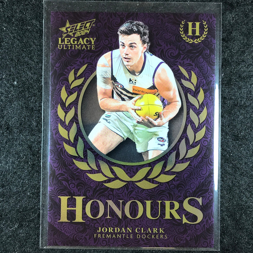 2024 Select AFL Legacy Ultimate JORDAN CLARK Honours 243/255 #59