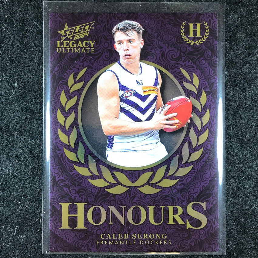 2024 Select AFL Legacy Ultimate CALEB SERONG Honours 239/255 #64