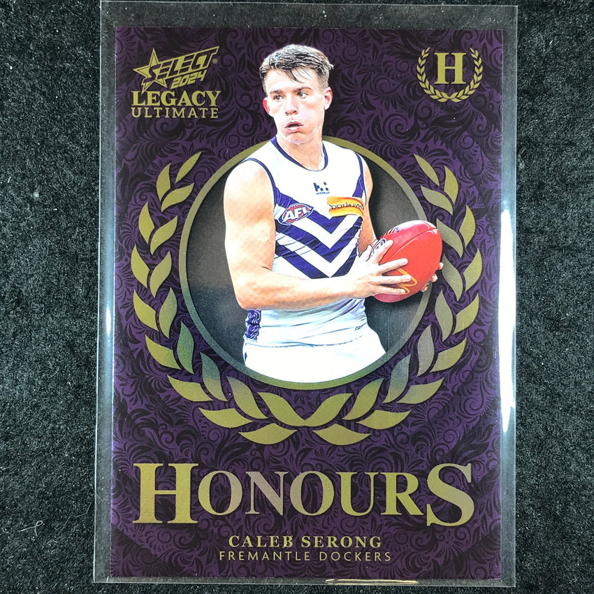 2024 Select AFL Legacy Ultimate CALEB SERONG Honours 246/255 #64