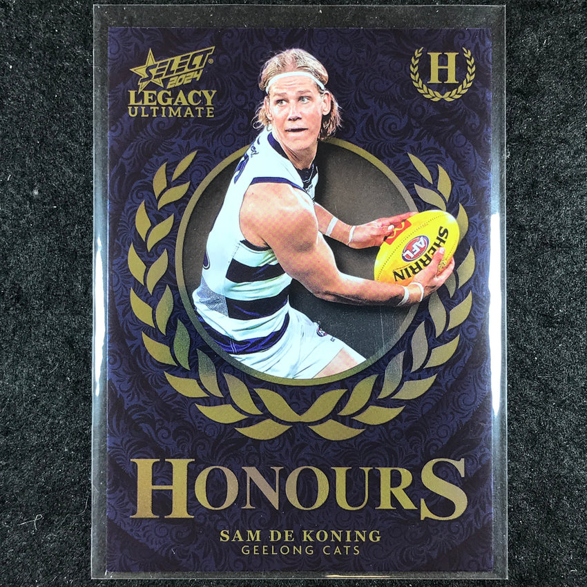 2024 Select AFL Legacy Ultimate SAM DE KONING Honours 219/255 #71