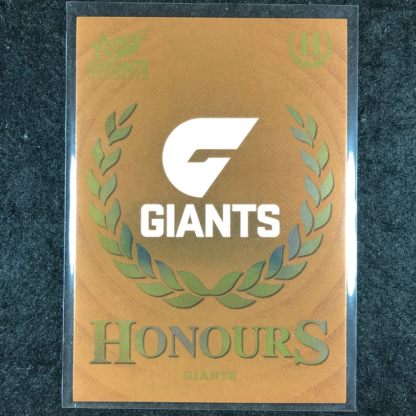 2024 Select AFL Legacy Ultimate GIANTS LOGO Honours 116/255 #78