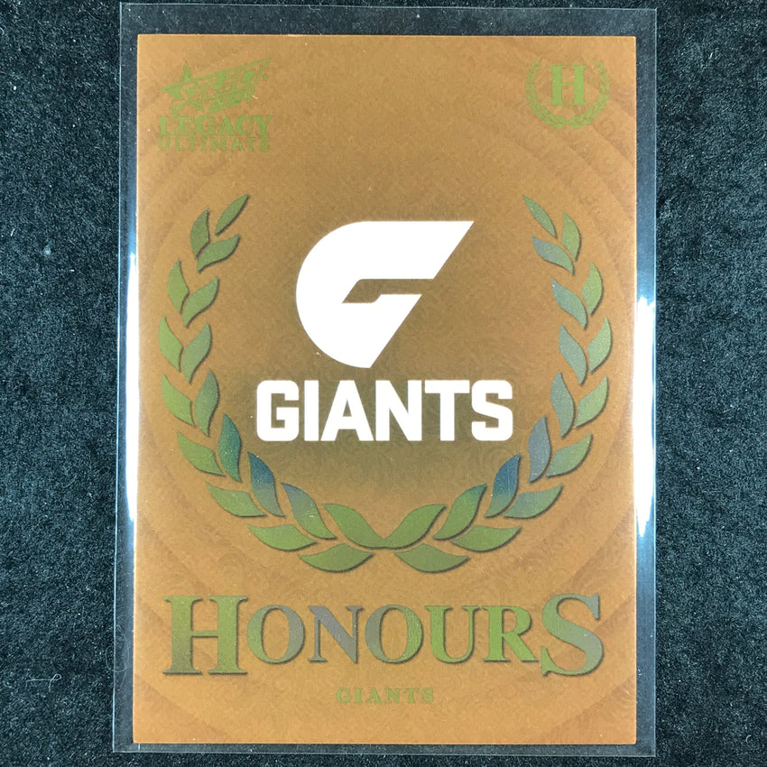 2024 Select AFL Legacy Ultimate GIANTS LOGO Honours 190/255 #78