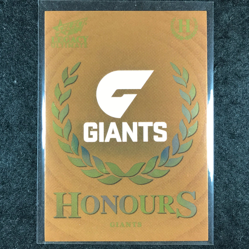 2024 Select AFL Legacy Ultimate GIANTS LOGO Honours 226/255 #78