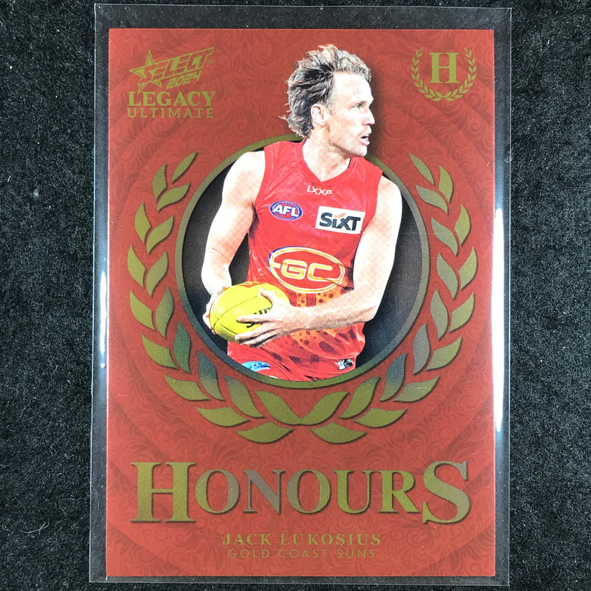 2024 Select AFL Legacy Ultimate JACK LUKOSIUS Honours 63/255 #96