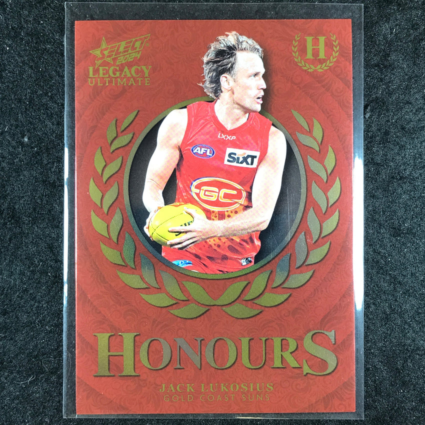 2024 Select AFL Legacy Ultimate JACK LUKOSIUS Honours 254/255 #96