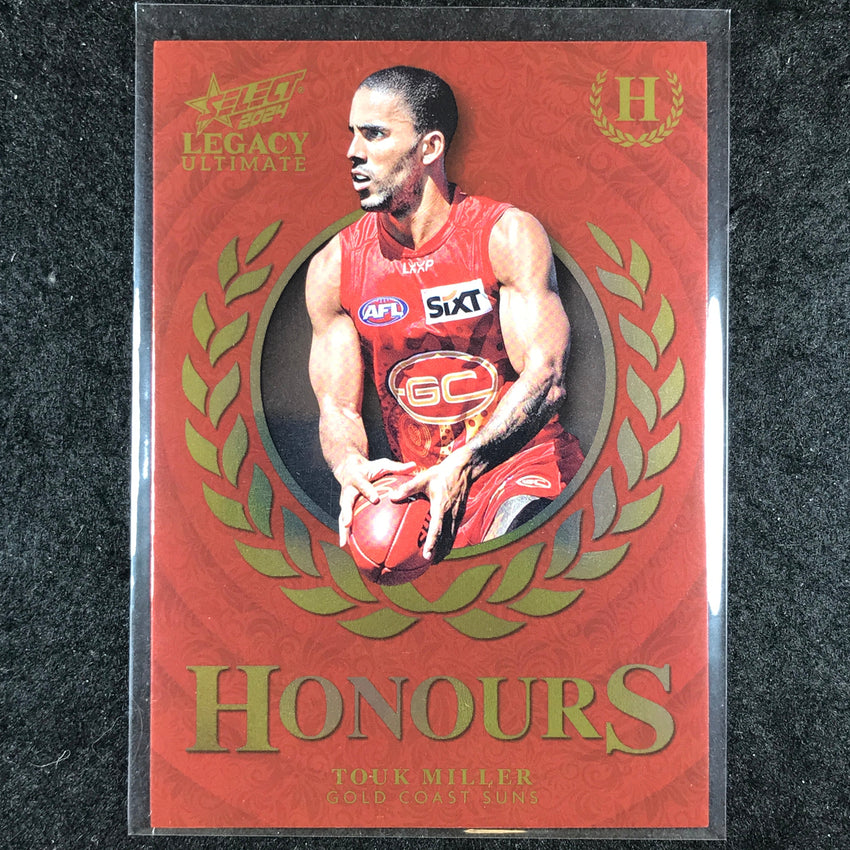 2024 Select AFL Legacy Ultimate TOUK MILLER Honours 96/255 #97