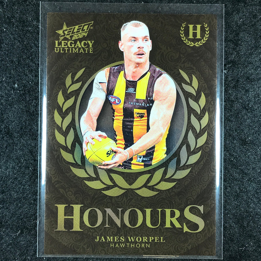 2024 Select AFL Legacy Ultimate JAMES WORPEL Honours 228/255 #110