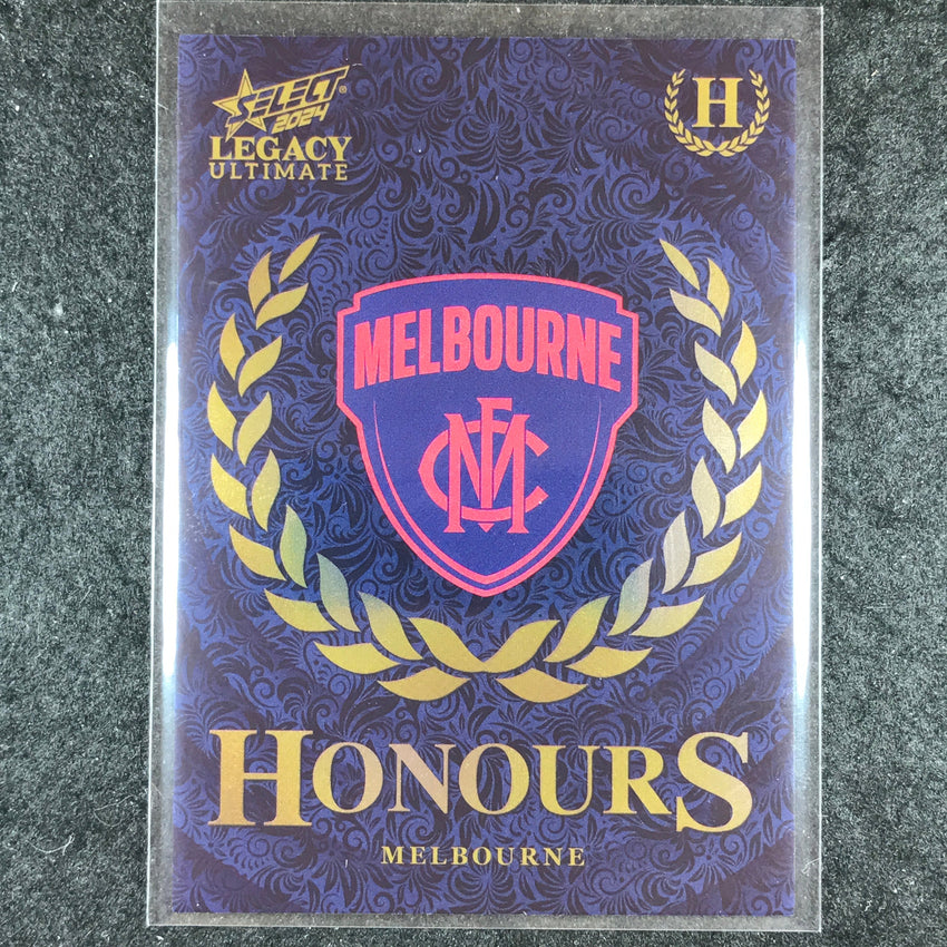 2024 Select AFL Legacy Ultimate MELBOURNE LOGO Honours 68/255 #111