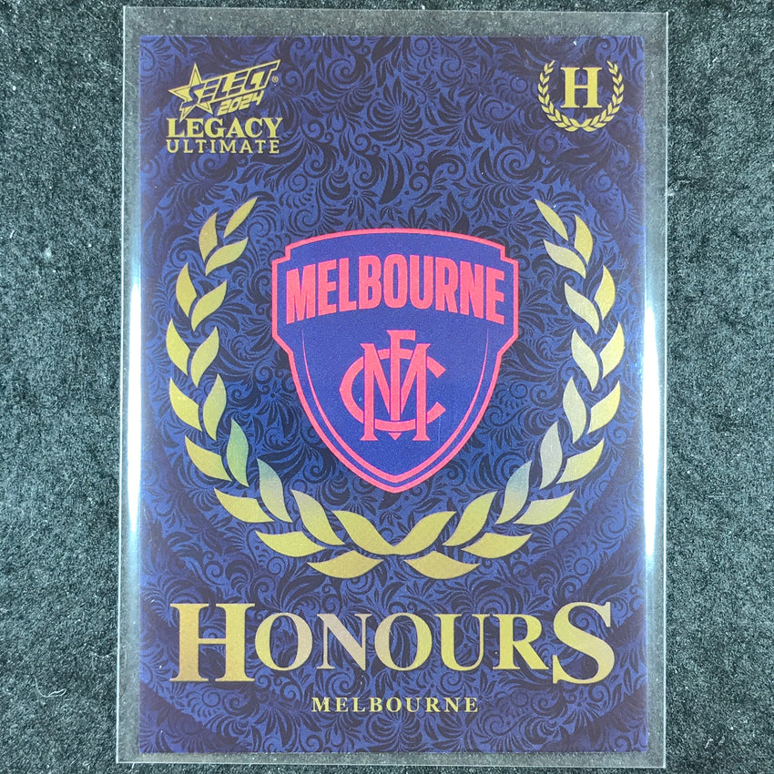 2024 Select AFL Legacy Ultimate MELBOURNE LOGO Honours 99/255 #111