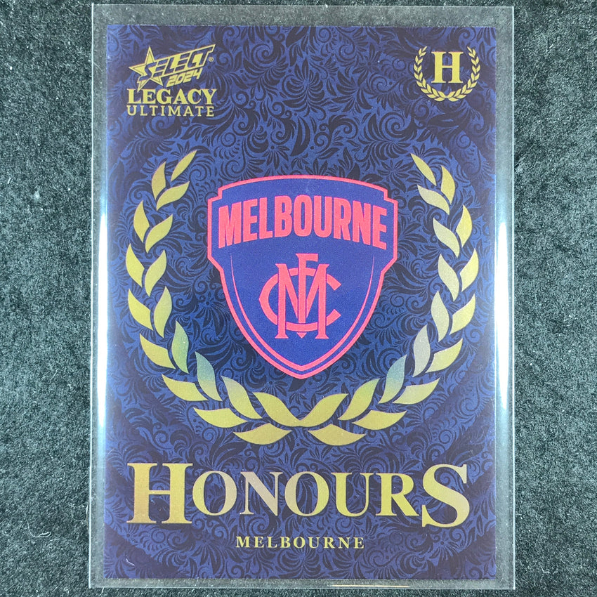 2024 Select AFL Legacy Ultimate MELBOURNE LOGO Honours 143/255 #111