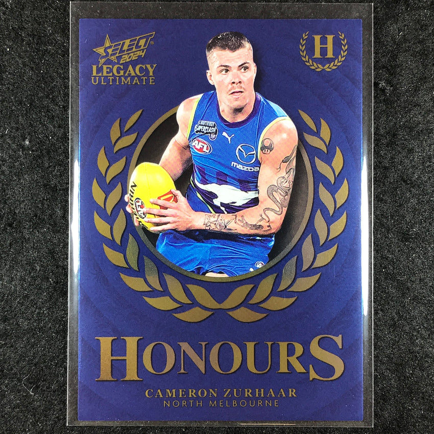 2024 Select AFL Legacy Ultimate CAMERON ZURHAAR Honours 222/255 #132