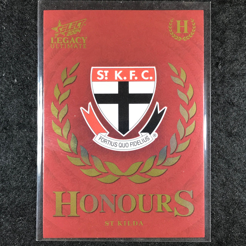 2024 Select AFL Legacy Ultimate ST KILDA LOGO Honours 211/255 #155