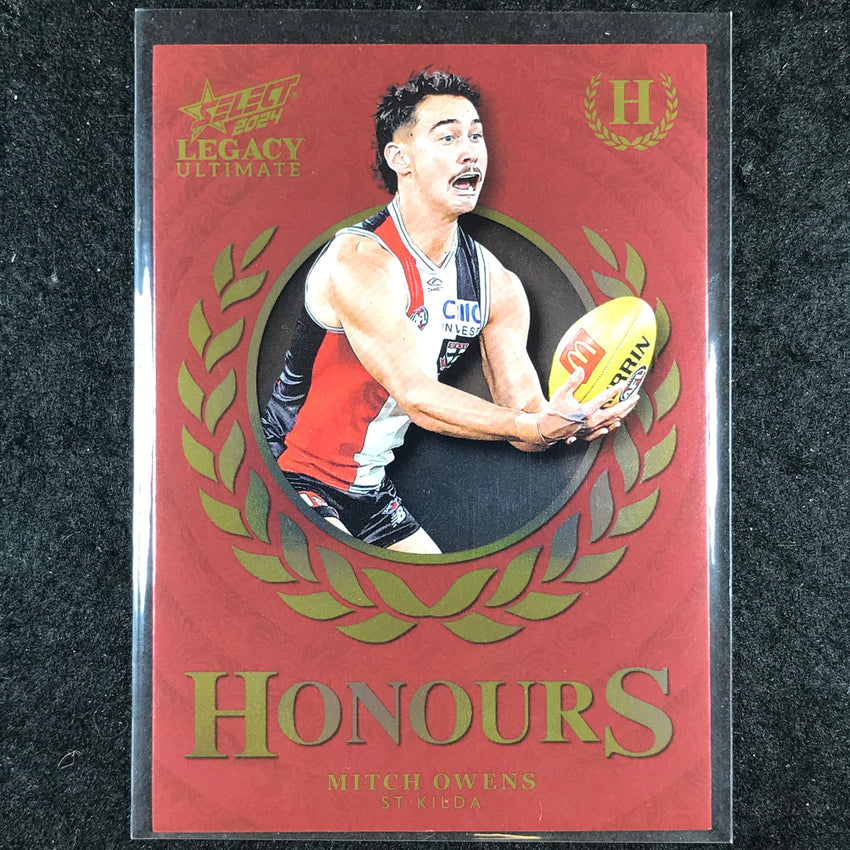 2024 Select AFL Legacy Ultimate MITCH OWENS Honours 85/255 #161