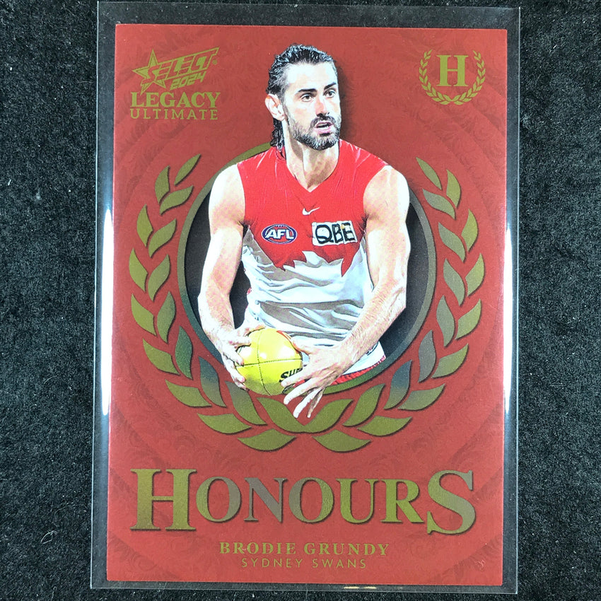 2024 Select AFL Legacy Ultimate BRODIE GRUNDY Honours 245/255 #169