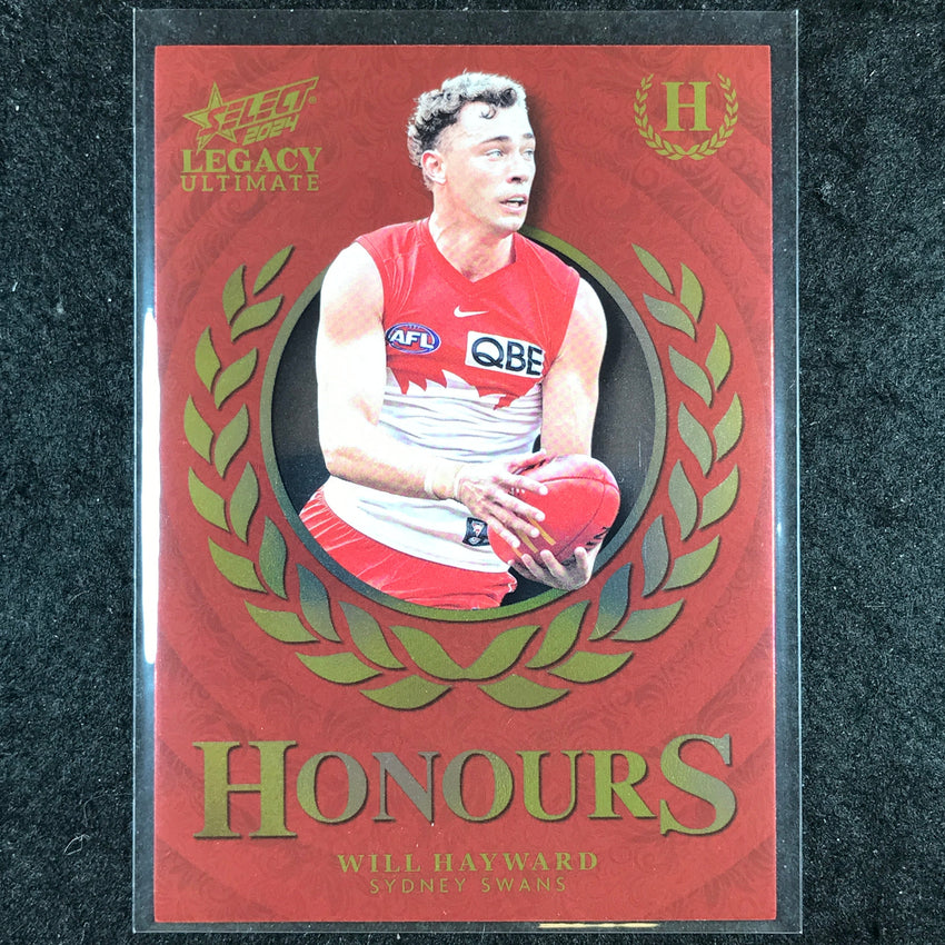 2024 Select AFL Legacy Ultimate WILL HAYWARD Honours 003/255 #171