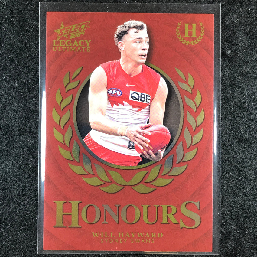 2024 Select AFL Legacy Ultimate WILL HAYWARD Honours 63/255 #171