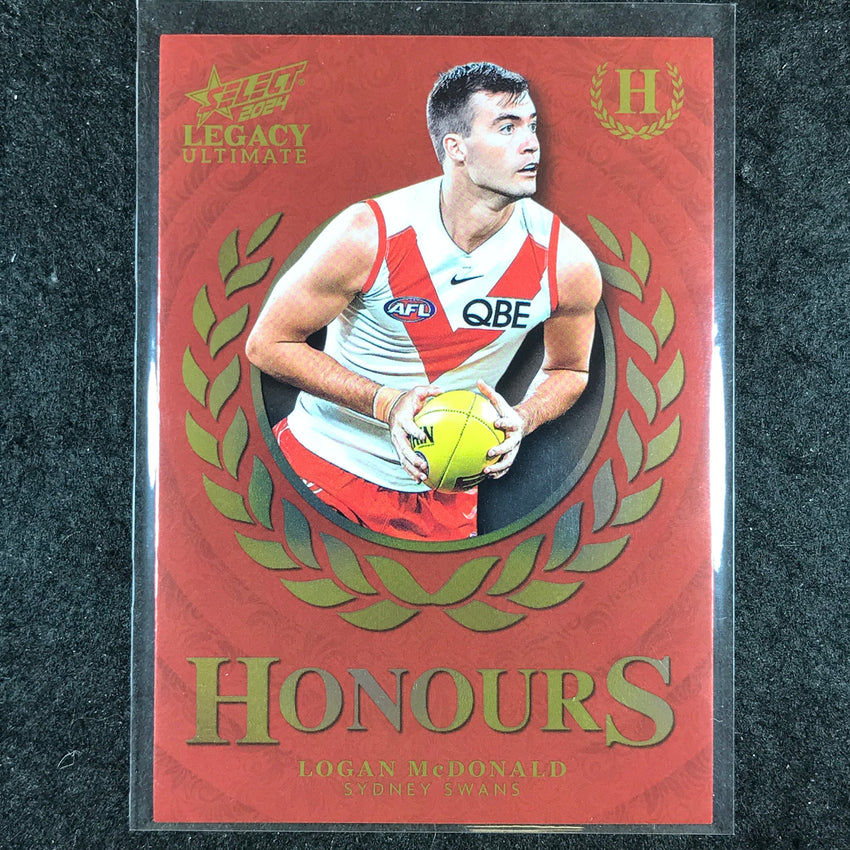 2024 Select AFL Legacy Ultimate LOGAN MCDONALD Honours 139/255 #173