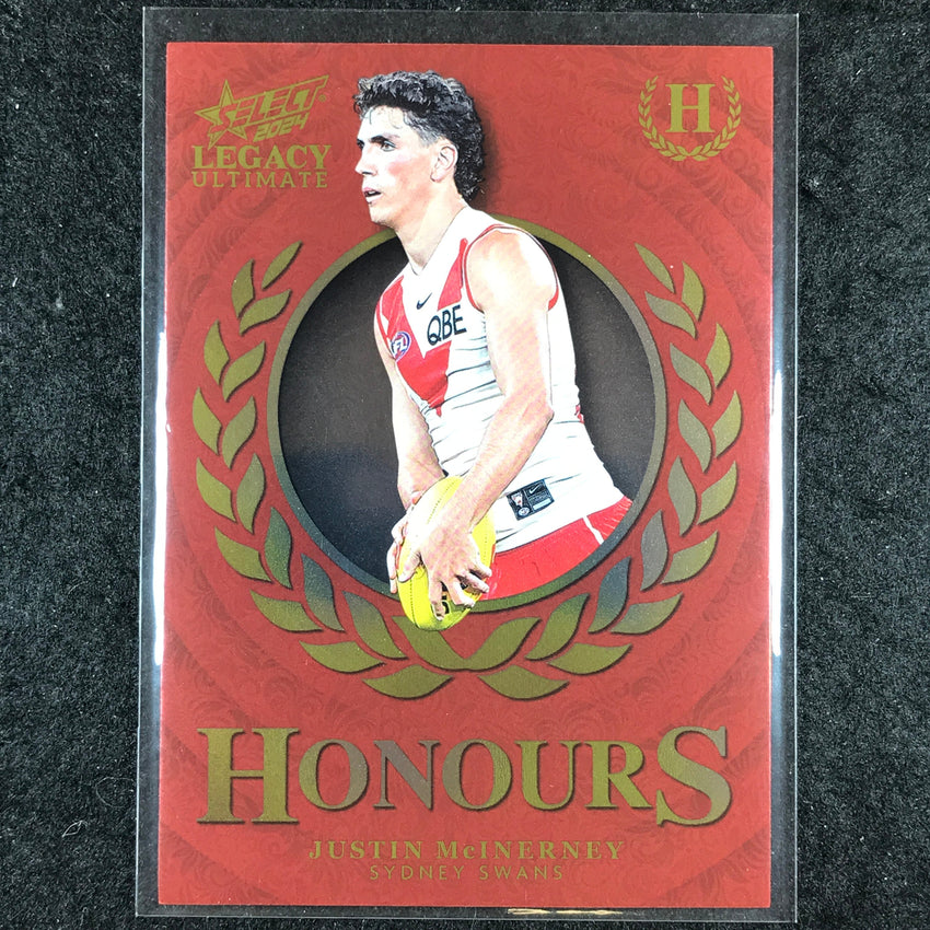 2024 Select AFL Legacy Ultimate JUSTIN MCINERNEY Honours 24/255 #174