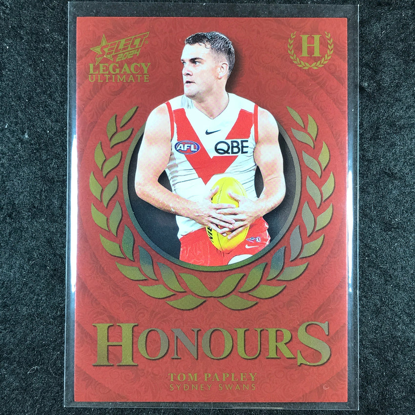 2024 Select AFL Legacy Ultimate TOM PAPLEY Honours 235/255 #175