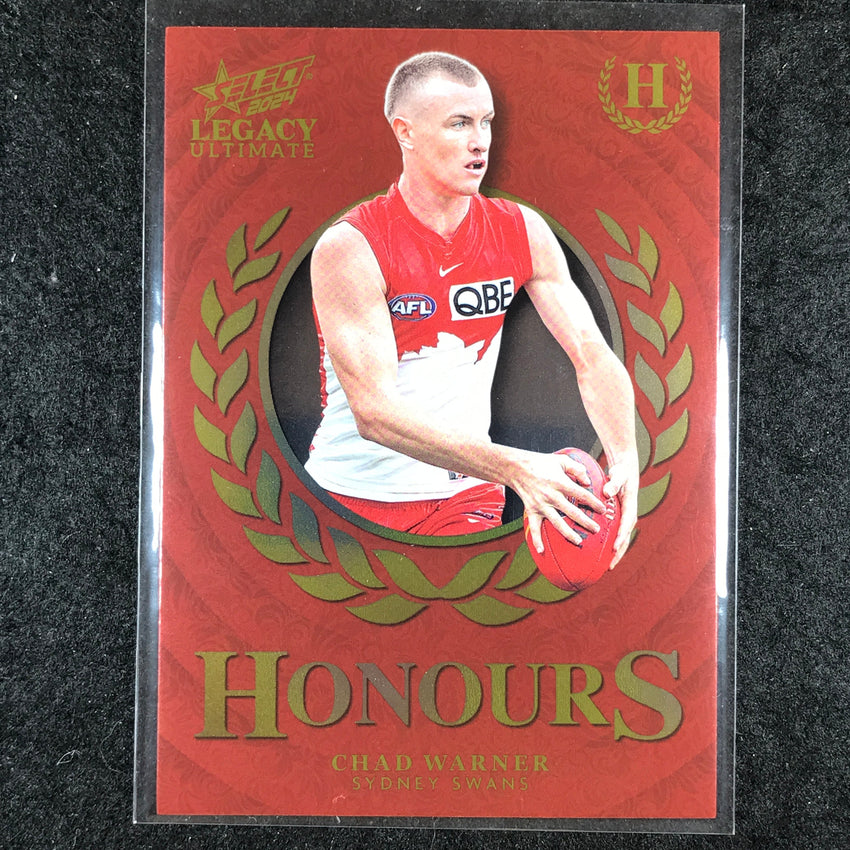 2024 Select AFL Legacy Ultimate CHAD WARNER Honours 41/255 #176