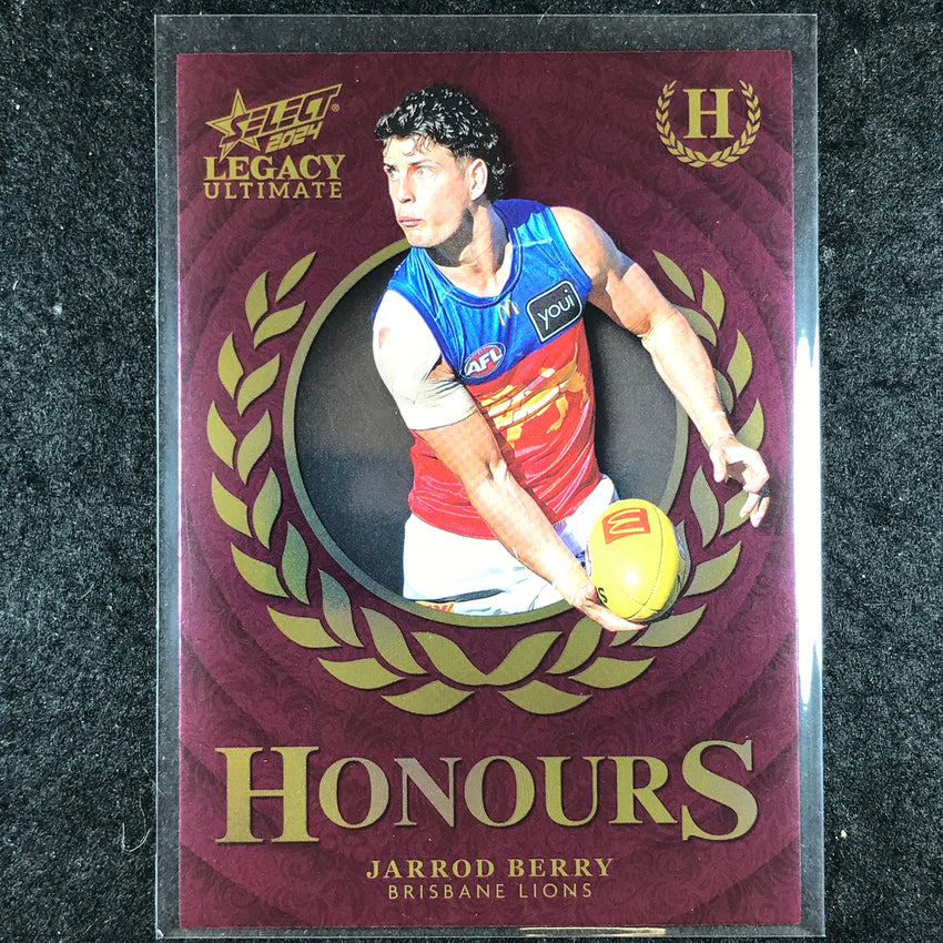 2024 Select AFL Legacy Ultimate JARROD BERRY Honours 51/255 #14