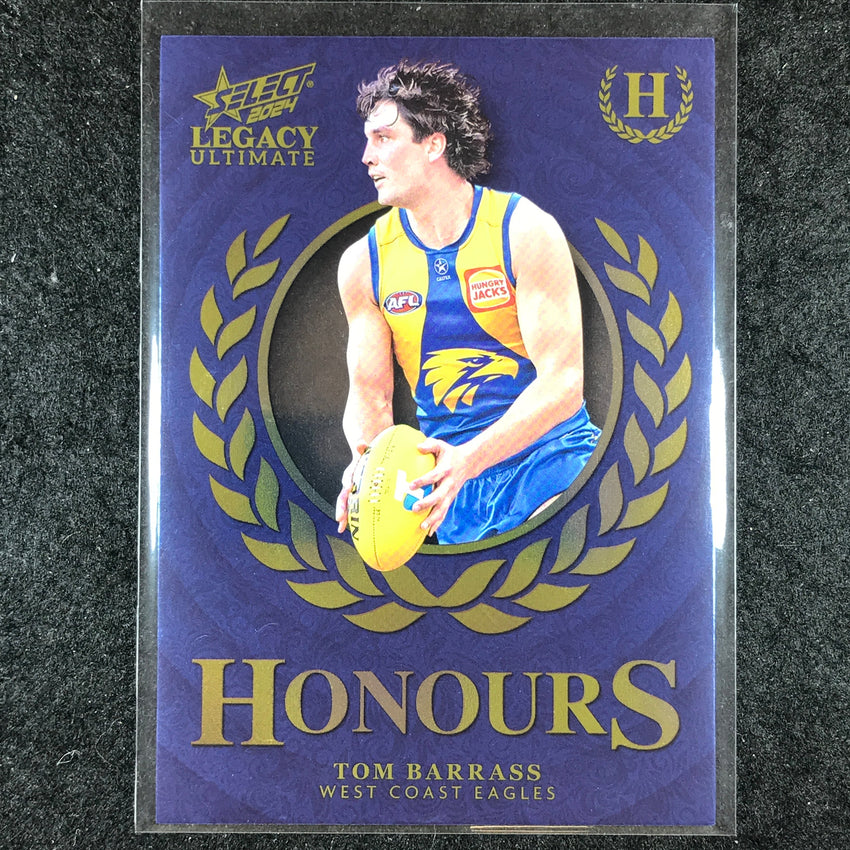 2024 Select AFL Legacy Ultimate TOM BARRASS Honours 164/255 #179