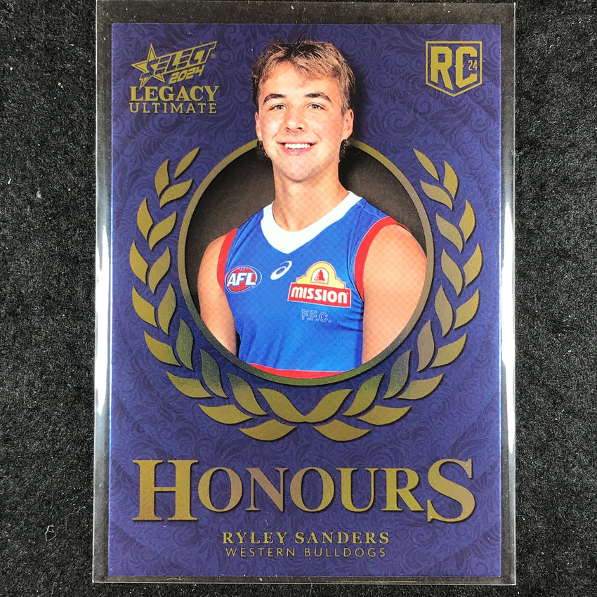 2024 Select AFL Legacy Ultimate RYLEY SANDERS Honours Rookie 39/255 #204
