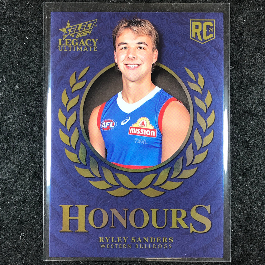 2024 Select AFL Legacy Ultimate RYLEY SANDERS Honours Rookie 113/255 #204