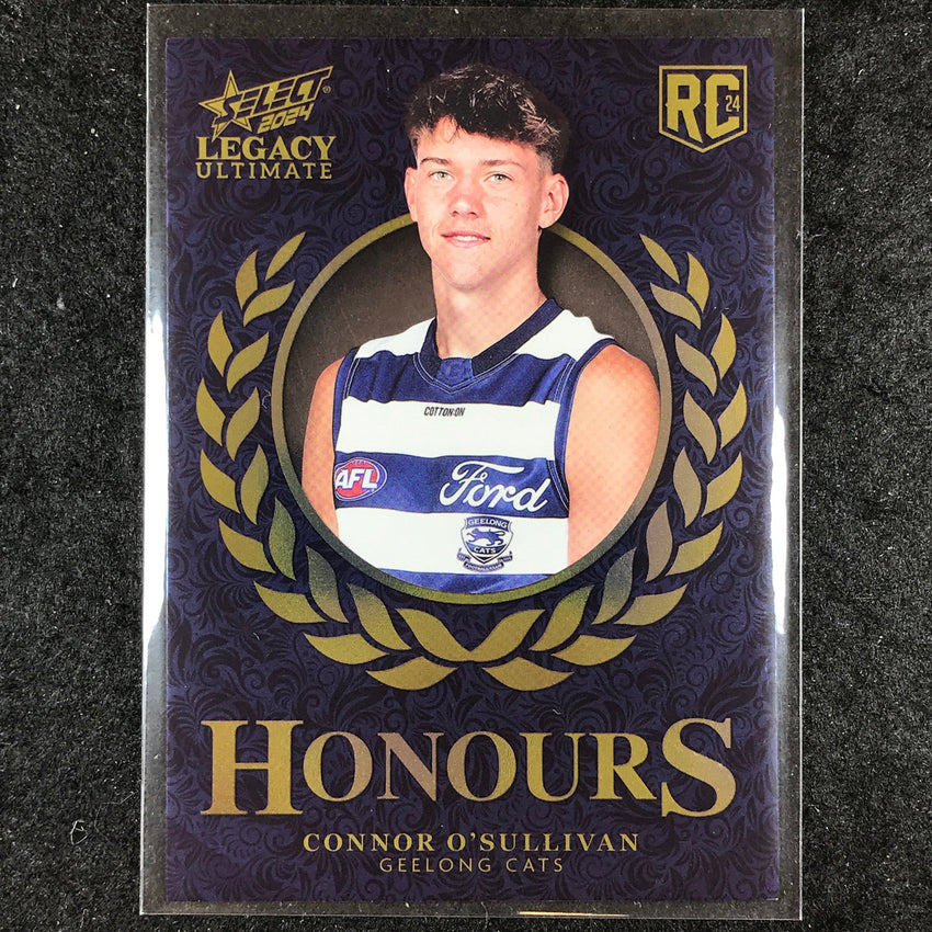2024 Select AFL Legacy Ultimate CONNOR O'SULLIVAN Honours Rookie 125/255 #209