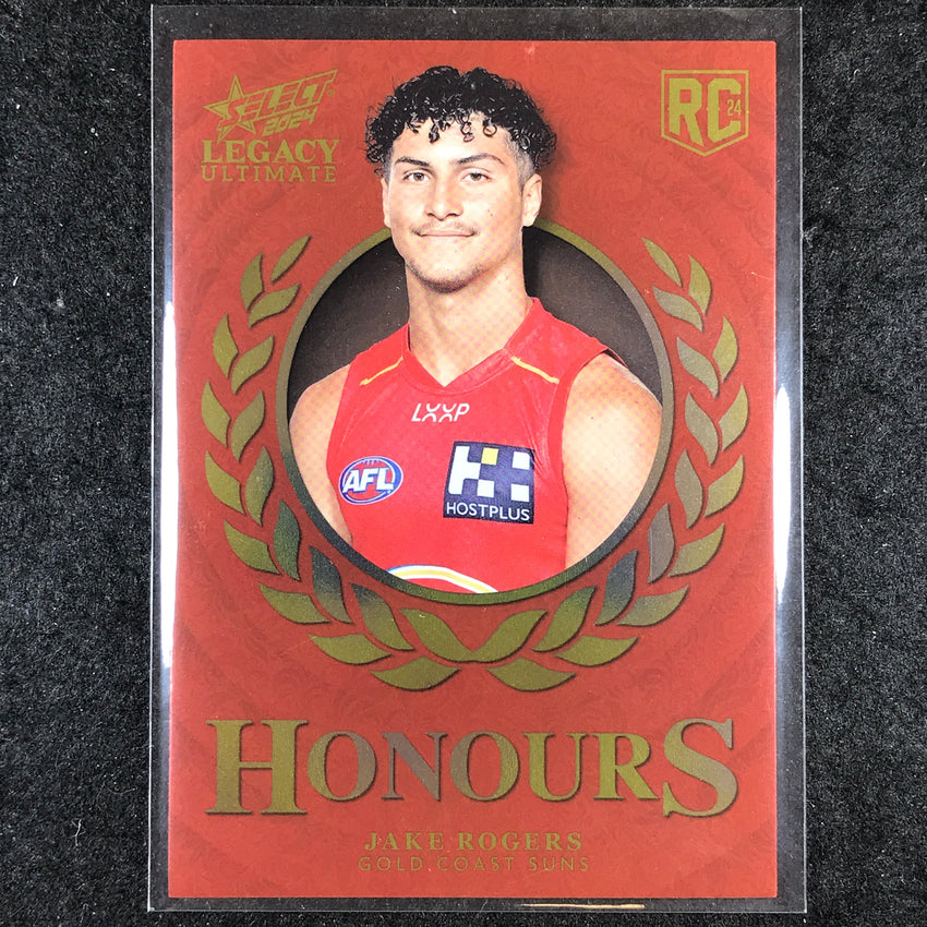 2024 Select AFL Legacy Ultimate JAKE ROGERS Honours Rookie 88/255 #212