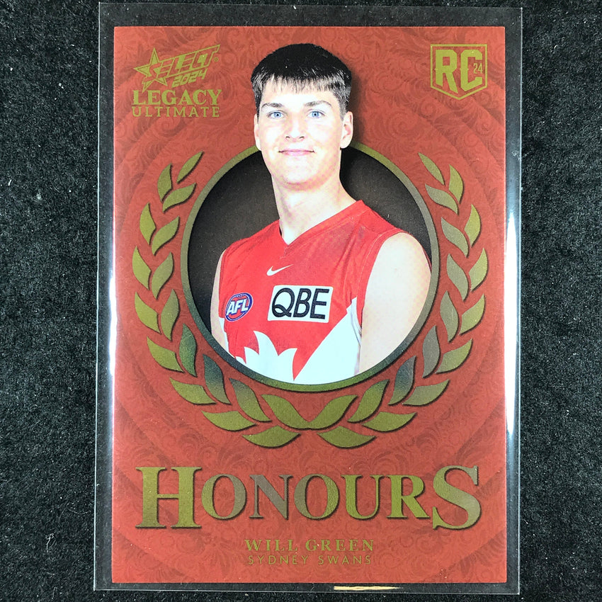2024 Select AFL Legacy Ultimate WILL GREEN Honours Rookie 48/255 #214