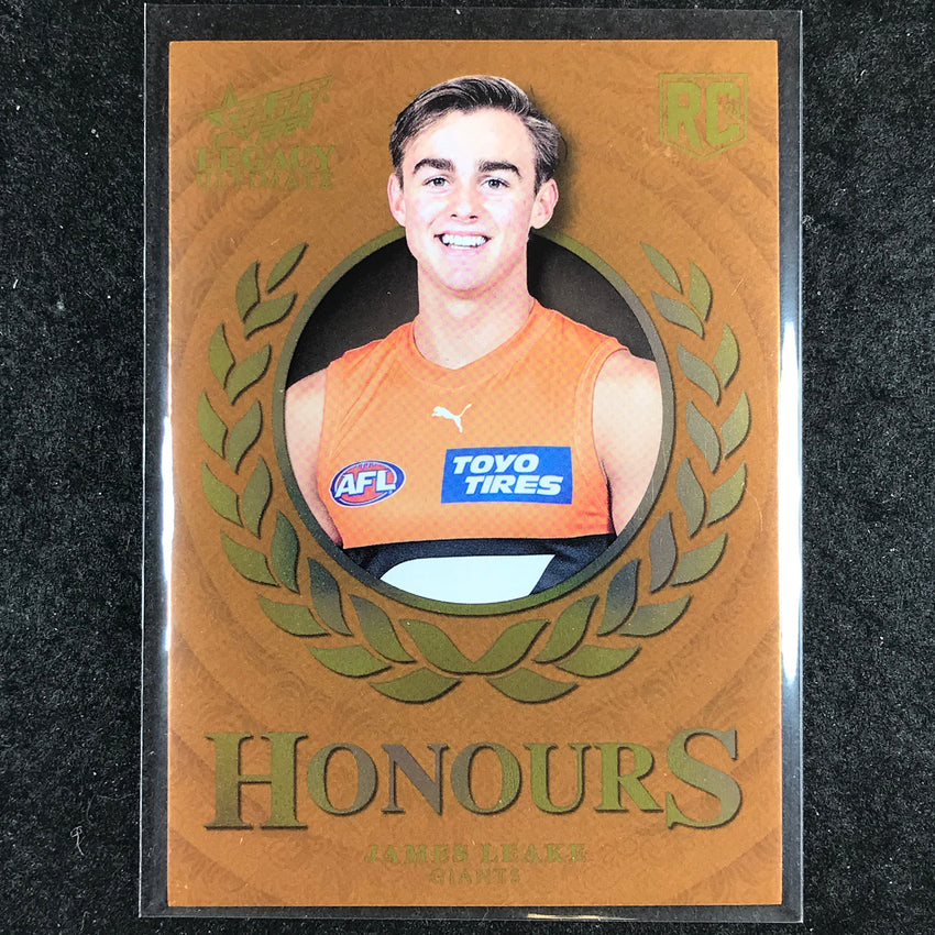 2024 Select AFL Legacy Ultimate JAMES LEAKE Honours Rookie 96/255 #215