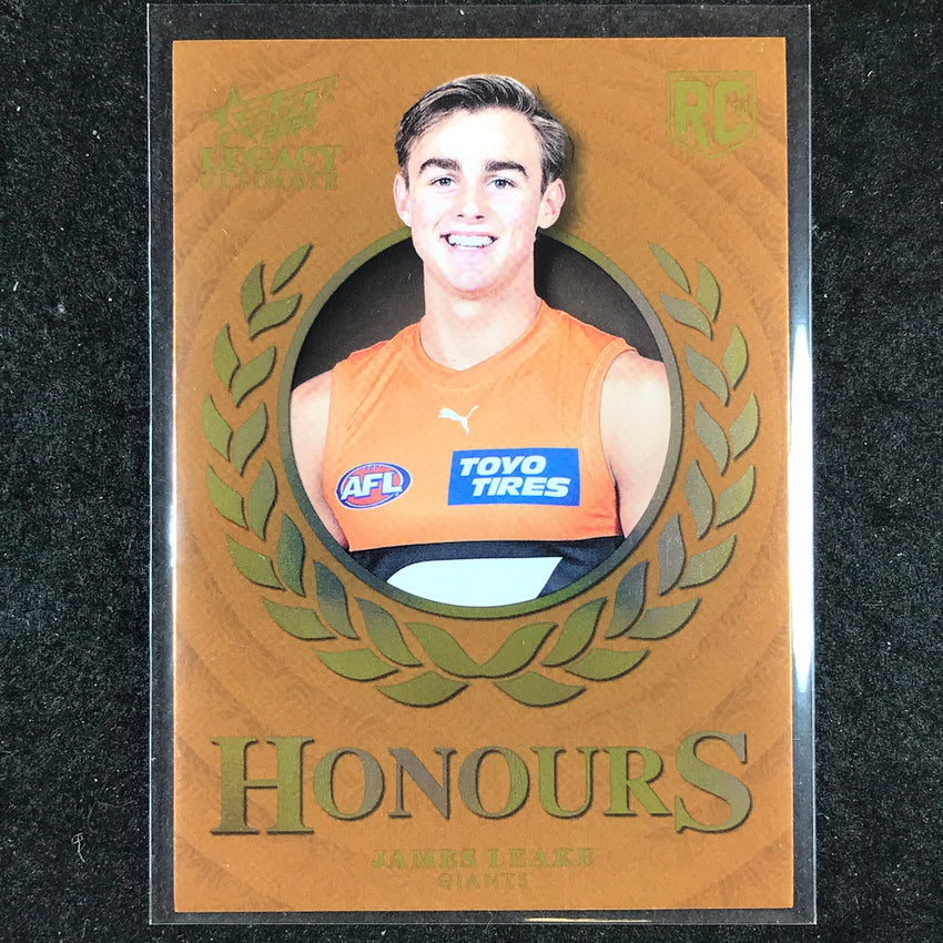 2024 Select AFL Legacy Ultimate JAMES LEAKE Honours Rookie 99/255 #215