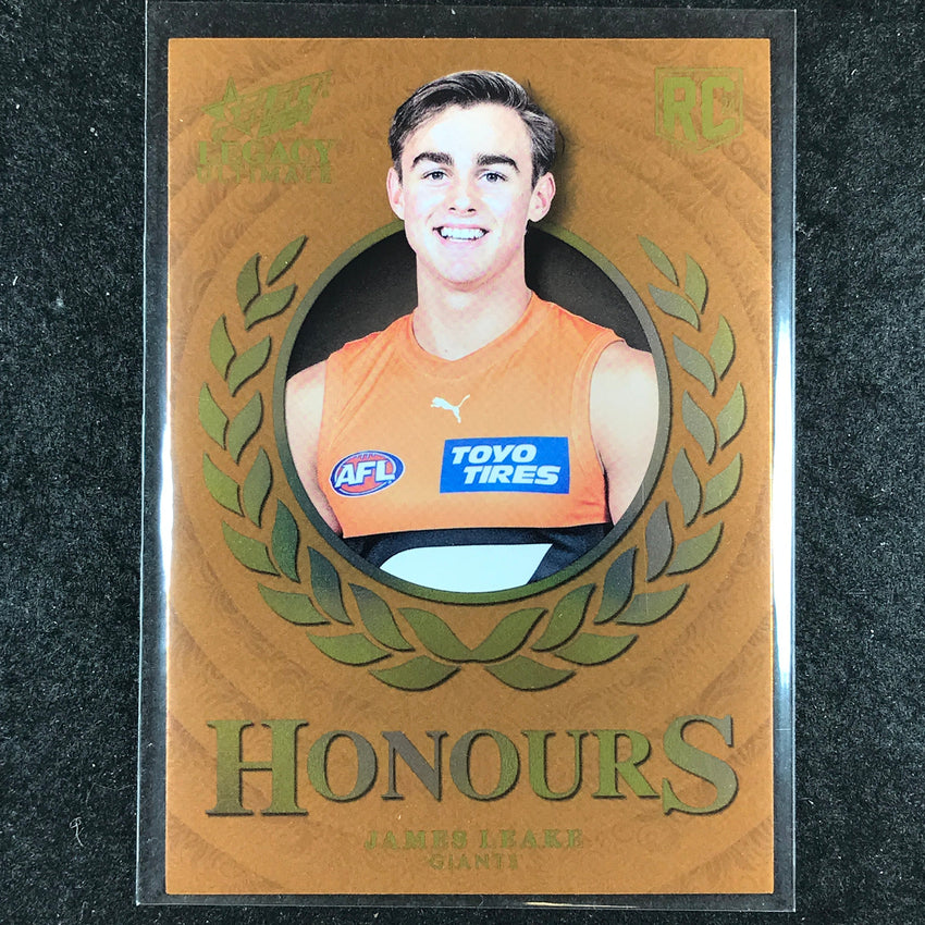 2024 Select AFL Legacy Ultimate JAMES LEAKE Honours Rookie 128/255 #215