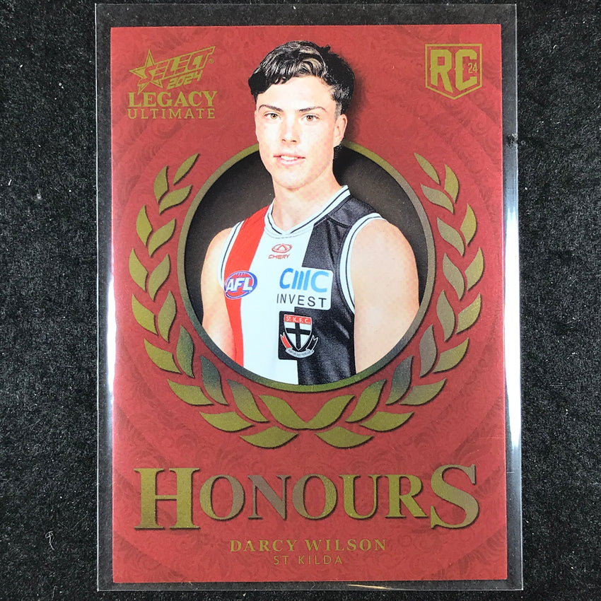 2024 Select AFL Legacy Ultimate DARCY WILSON Honours Rookie 37/255 #216