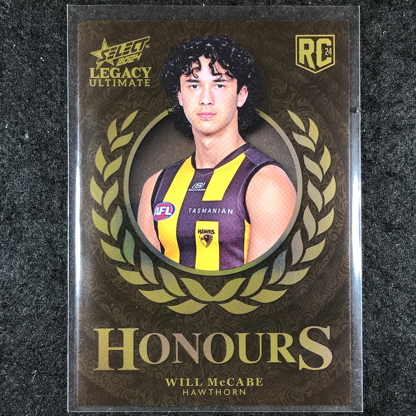 2024 Select AFL Legacy Ultimate WILL MCCABE Honours Rookie 43/255 #217